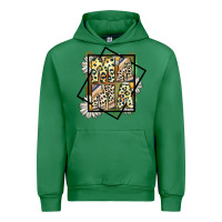 Emerald mama leopard Urban Hoodie - CowhideDigitalArt