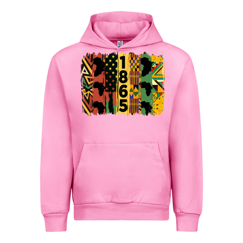 Juneteenth 1865 Brush Stroke Urban Hoodie by HRA Design Shop | Teevron