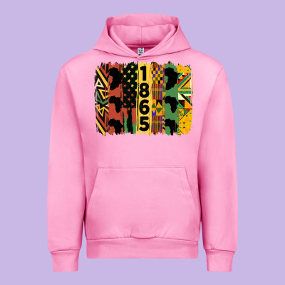 Juneteenth 1865 Brush Stroke Urban Hoodie Designed By Hra Design Shop