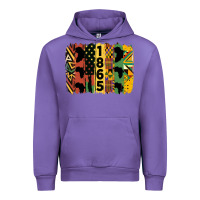 Tulip juneteenth 1865 brush stroke Urban Hoodie - HRA Design Shop