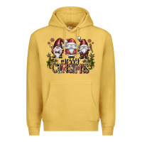 Antique Gold merry christmas Premium Hoodie - CowhideDigitalArt