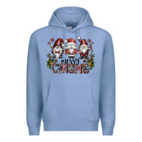Colony Blue merry christmas Premium Hoodie - CowhideDigitalArt