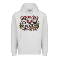 Dove Grey merry christmas Premium Hoodie - CowhideDigitalArt