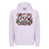 Lilac merry christmas Premium Hoodie - CowhideDigitalArt