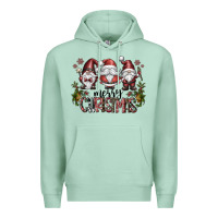Seafoam merry christmas Premium Hoodie - CowhideDigitalArt