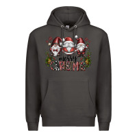 Smoke merry christmas Premium Hoodie - CowhideDigitalArt