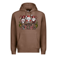 Chestnut merry christmas Premium Hoodie - CowhideDigitalArt