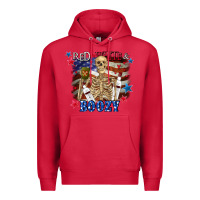 Cardinal Red white boozy 4th of july Premium Hoodie - CowGirlArtShop