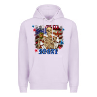Lilac Red white boozy 4th of july Premium Hoodie - CowGirlArtShop