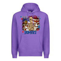 Purple Red white boozy 4th of july Premium Hoodie - CowGirlArtShop