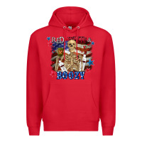 Red Red white boozy 4th of july Premium Hoodie - CowGirlArtShop