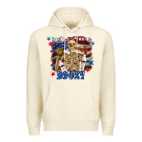 Sandshell Red white boozy 4th of july Premium Hoodie - CowGirlArtShop
