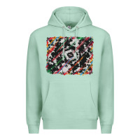 Seafoam cowhide and serape background Premium Hoodie - RanaPortraitStore