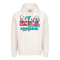 Pale Pink medical assistant Premium Hoodie - AdoDesignShop