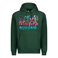 Sports Green medical assistant Premium Hoodie - AdoDesignShop