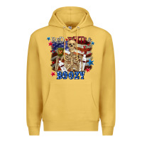 Antique Gold Red white boozy 4th of july Premium Hoodie - CowGirlArtShop