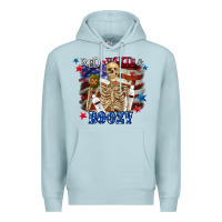 Blue Mist Red white boozy 4th of july Premium Hoodie - CowGirlArtShop