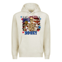 Oatmeal Heather Red white boozy 4th of july Premium Hoodie - CowGirlArtShop