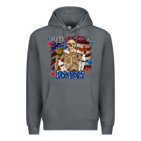 Rock Red white boozy 4th of july Premium Hoodie - CowGirlArtShop