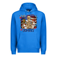 True Royal Red white boozy 4th of july Premium Hoodie - CowGirlArtShop
