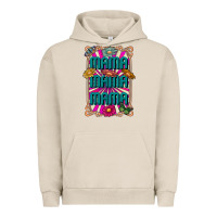 Pigment French Oak mama mama mama Urban Hoodie - CowhideDigitalArt