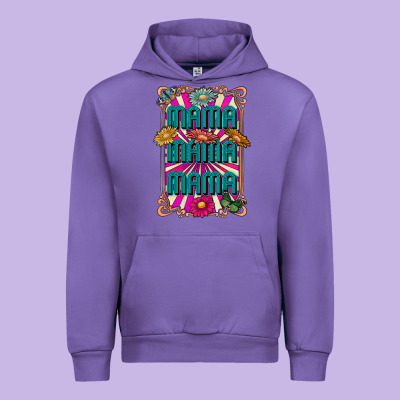 Mama Mama Mama Urban Hoodie Designed By Cowhidedigitalart