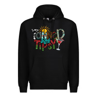 Black tanned and tipsy Premium Hoodie - SublimationCraftShop