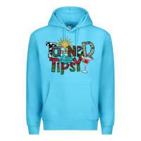 Ocean Blue tanned and tipsy Premium Hoodie - SublimationCraftShop