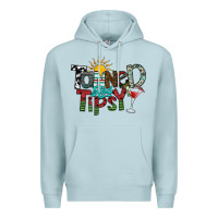 Blue Mist tanned and tipsy Premium Hoodie - SublimationCraftShop