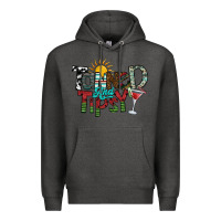 Charcoal Heather tanned and tipsy Premium Hoodie - SublimationCraftShop
