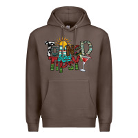 Coffee tanned and tipsy Premium Hoodie - SublimationCraftShop
