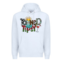 White tanned and tipsy Premium Hoodie - SublimationCraftShop