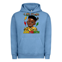Pigment Pebble Blue little mister juneteenth Urban Hoodie - HRA Design Shop