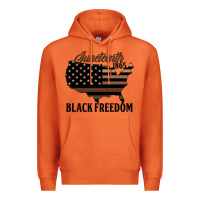 Carrot juneteenth 1865 black freedom Premium Hoodie - HRA Design Shop