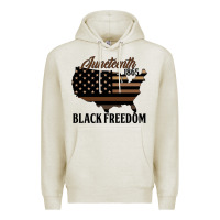 Oatmeal Heather juneteenth 1865 black freedom Premium Hoodie - HRA Design Shop