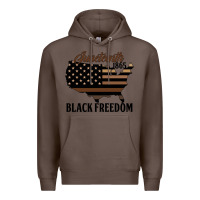 Coffee juneteenth 1865 black freedom Premium Hoodie - HRA Design Shop