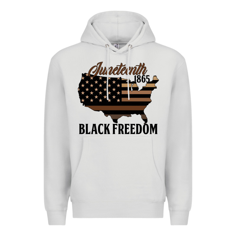 Juneteenth 1865 Black Freedom Premium Hoodie by HRA Design Shop | Teevron