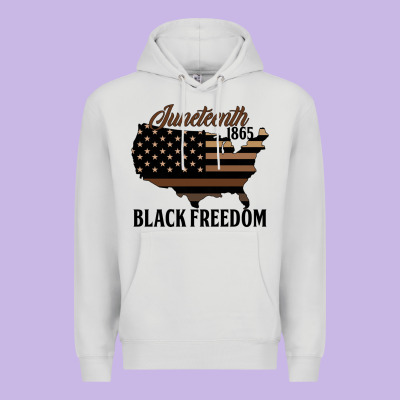 Juneteenth 1865 Black Freedom Premium Hoodie Designed By Hra Design Shop