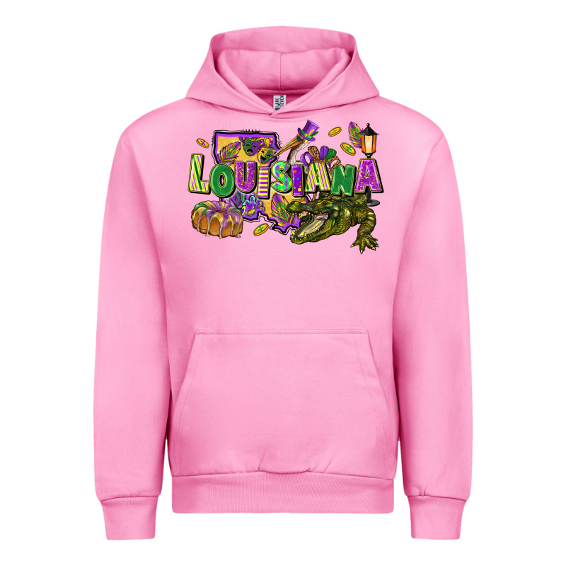 Louisiana Mardi Gras Urban Hoodie by FaDigitalArtStudio | Teevron