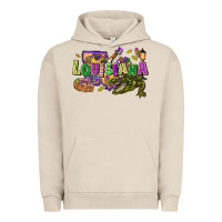 Pigment French Oak louisiana mardi gras Urban Hoodie - FaDigitalArtStudio