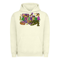 Pigment Pistachio louisiana mardi gras Urban Hoodie - FaDigitalArtStudio