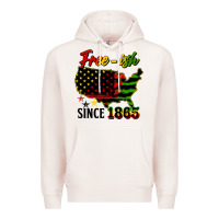 Pale Pink free ish since 1865 Premium Hoodie - HRA Design Shop