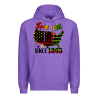 Purple free ish since 1865 Premium Hoodie - HRA Design Shop