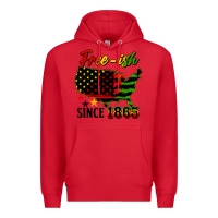 Red free ish since 1865 Premium Hoodie - HRA Design Shop