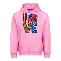 Fuchsia Pink Love sunflower Urban Hoodie - Neo Western