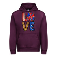 Mauve Wine Love sunflower Urban Hoodie - Neo Western