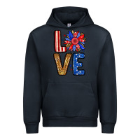 Navy Love sunflower Urban Hoodie - Neo Western