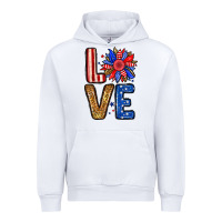 White Love sunflower Urban Hoodie - Neo Western