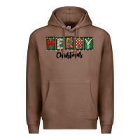 Chestnut Merry Christmas Premium Hoodie - CowhideDigitalArt