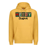 Mustard Merry Christmas Premium Hoodie - CowhideDigitalArt